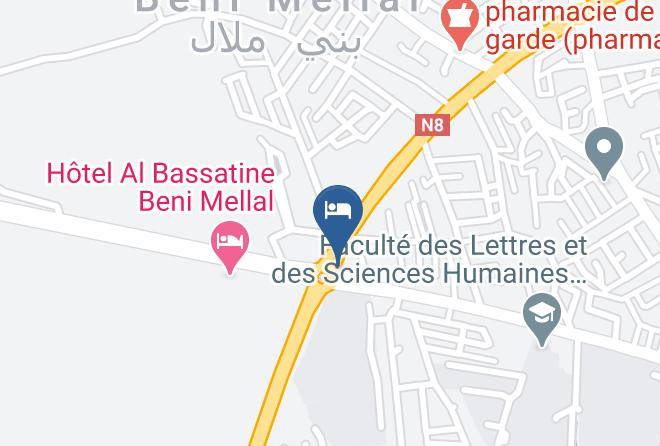 Beni Mellal - Hotel Golden Flora Maps