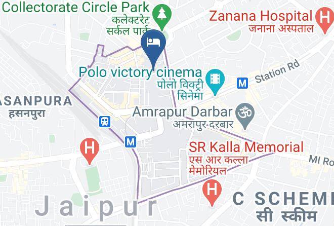 Jaipur - Hotel Golden Heritage Maps