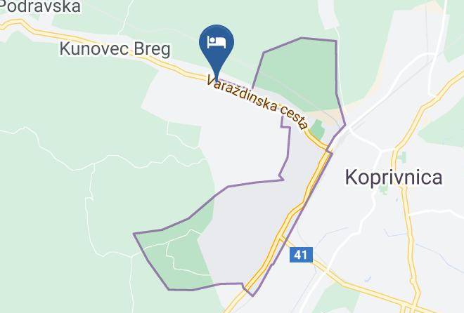 Koprivnica - Hotel Zlatan Maps