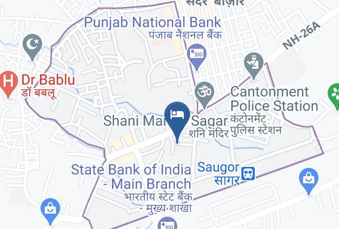 Sagar - Hotel Golden Leaf Maps