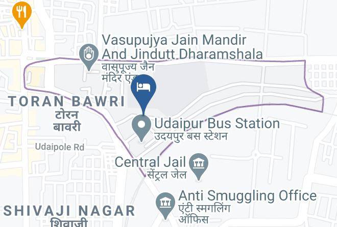 Udaipur - Hotel Golden Leaf Maps