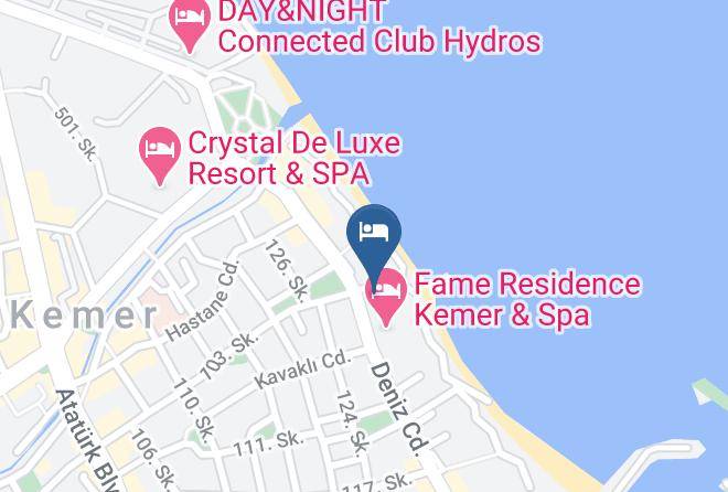 Kemer - Golden Lotus Hotel Maps