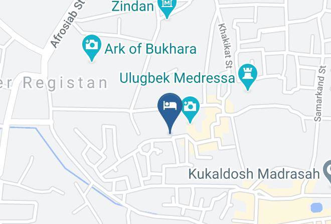 Bukhara - Hotel Golden Minaret Maps