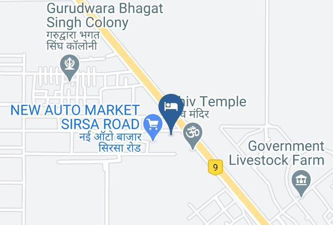 Hisar - Hotel Golden Palace Maps