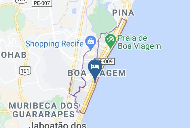 Hotel Golden Park Boa Viagem Mapa
 - Pernambuco - Recife