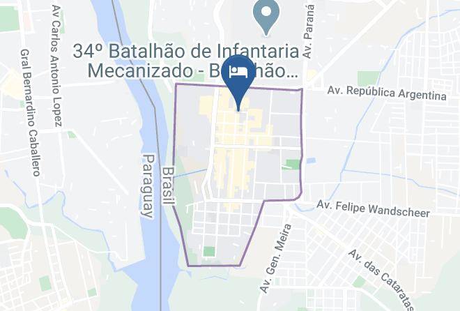 Foz Do Iguacu - Hotel Golden Park Internacional Foz Maps