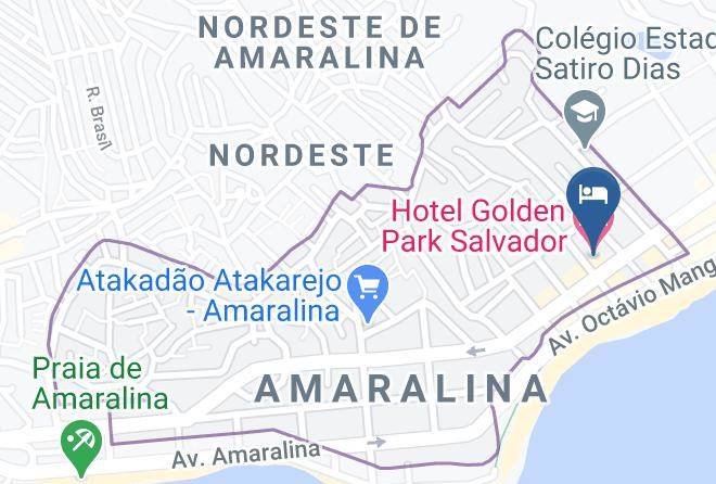 Salvador - Hotel Golden Park Salvador Maps