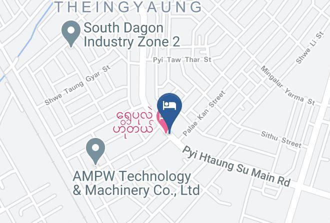 Yangon East - Hotel Golden Pearl Maps