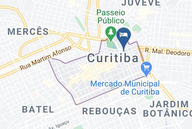 Curitiba - Hotel Golden Star Maps