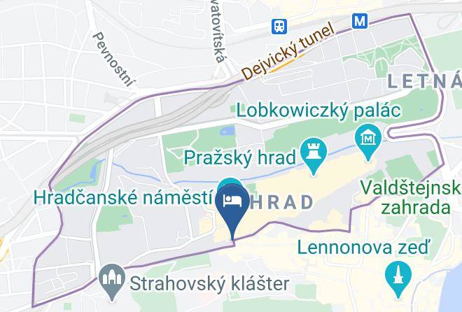 Prague - Hotel Golden Star Maps