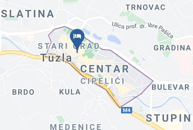 Tuzlanski - Hotel Golden Star Maps