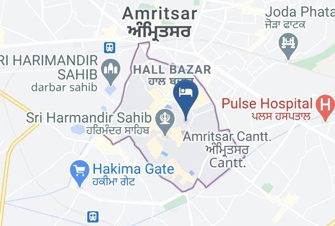 Amritsar - Hotel Golden Tower Maps