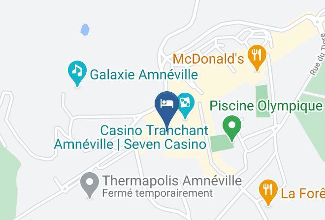 Hotel Golden Tulip Amneville Map