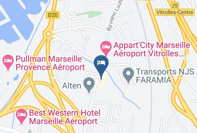 Bouches Du Rhone - Hotel Golden Tulip Marseille Airport Maps