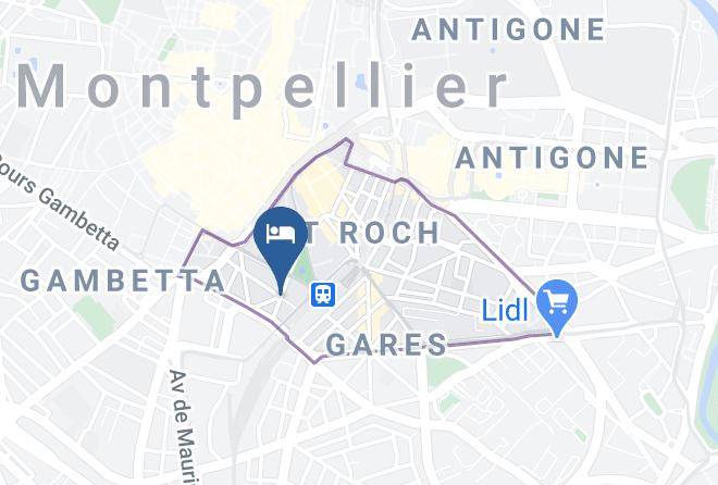 Herault - Hotel Golden Tulip Montpellier Centre St Roch Maps
