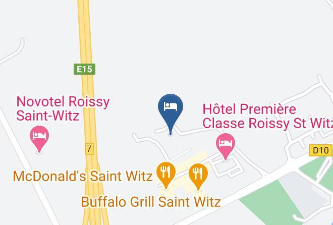 Val D Oise - Hotel Golden Tulip Roissy Saint Witz Maps