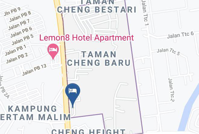Melaka Tengah - Hotel Golden Valley Maps