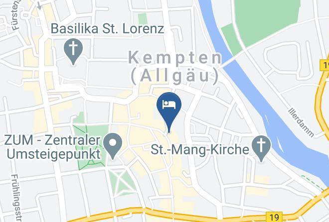 Kempten Allgau - Hotel Goldene Steig Maps