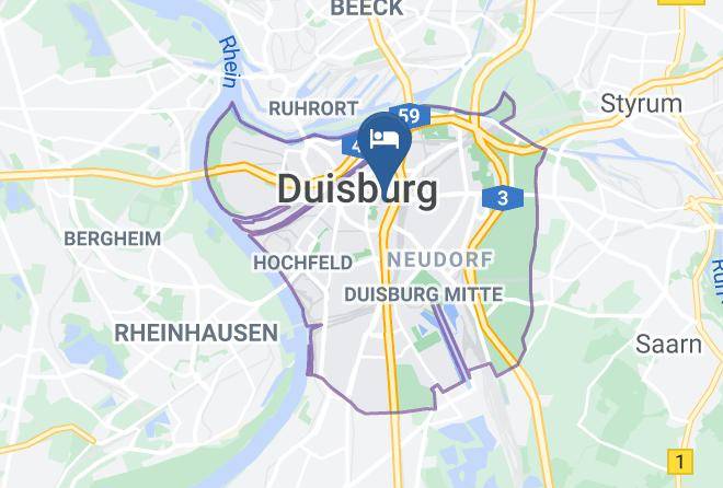 Duisburg - Hotel Goldener Hahn Maps