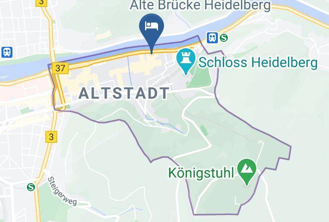 Heidelberg - Hotel Goldener Hecht Maps