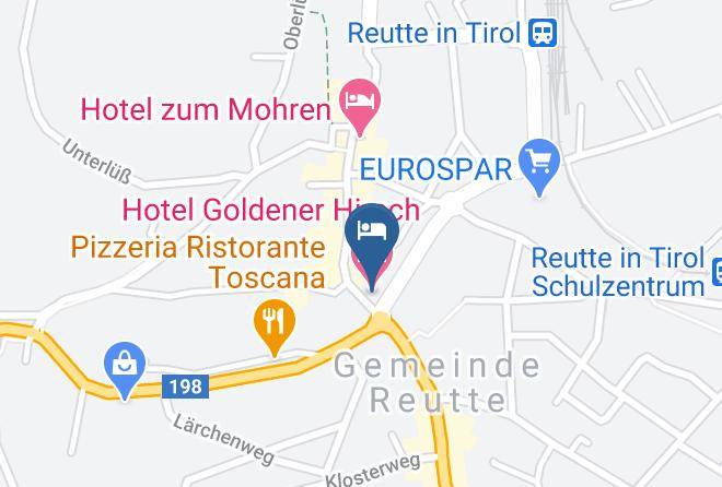 Reutte - Hotel Goldener Hirsch Maps