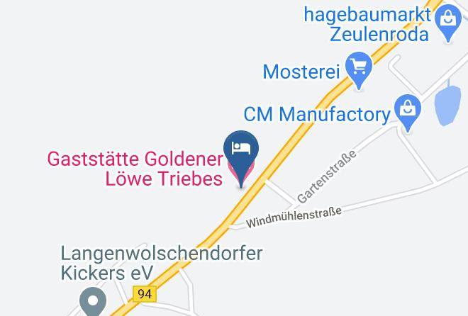 Greiz - Gaststatte Goldener Lowe Triebes Maps