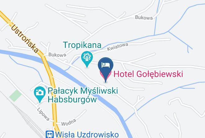 Cieszynski - Hotel Golebiewski Maps