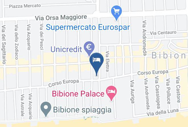 Venice - Hotel Golf Bibione Spiaggia Maps