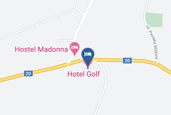 Donji Vidovec - Hotel Golf Maps