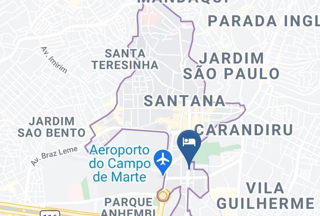 Sao Paulo Santana - Hotel Golf Ii Maps