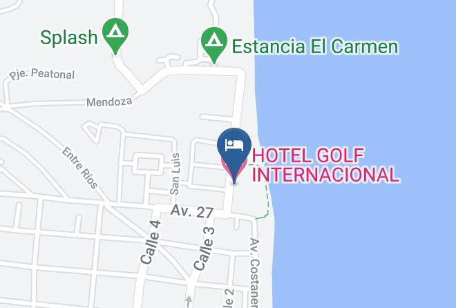 Mar Del Tuyu - Hotel Golf Internacional Maps