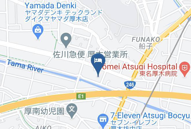 Atsugi City - Hotel Golf Maps