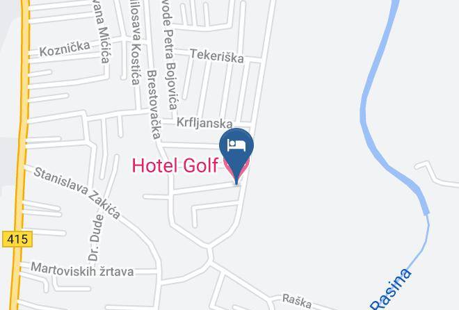 Rasinski - Hotel Golf Maps