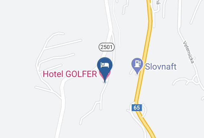 Ziar Nad Hronom - Hotel Golfer Maps