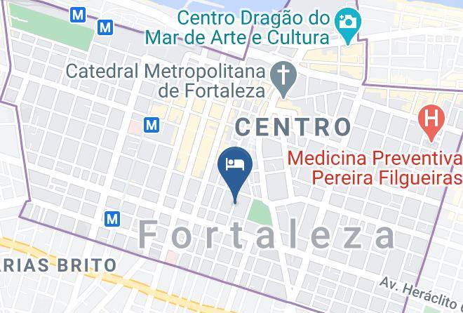 Fortaleza - Nordeste Palace Hotel Maps