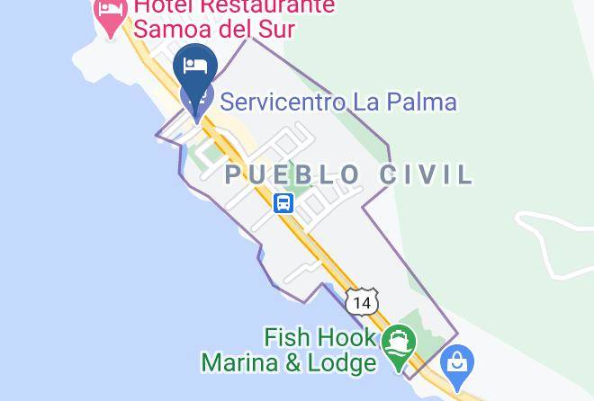 Golfito - Hotel Golfito Maps
