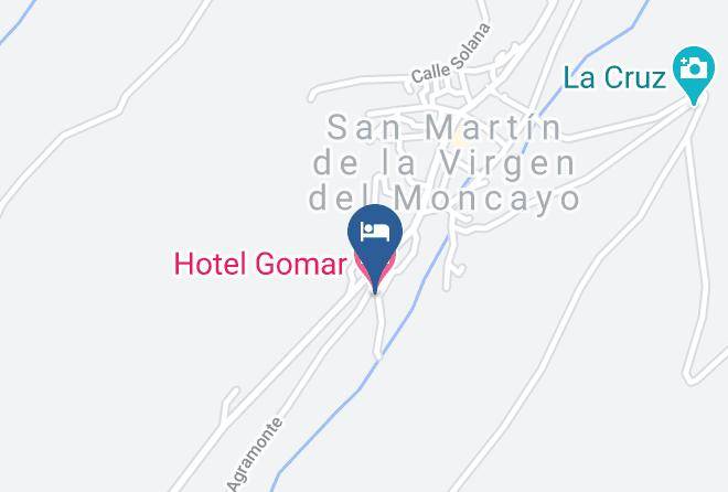 Zaragoza - Hotel Gomar Maps