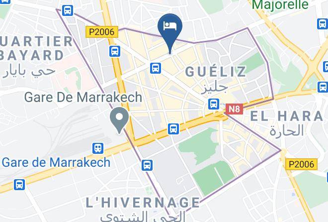 Marrakesh - Hotel Gomassine Marrakech Maps