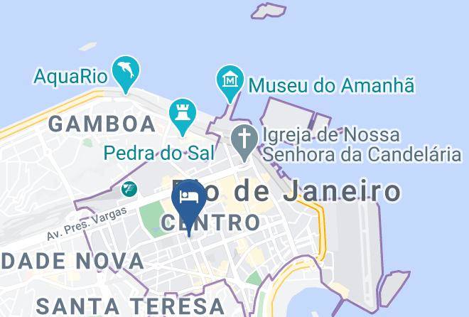 Rio De Janeiro Centro - Hotel Gomes Freire Maps