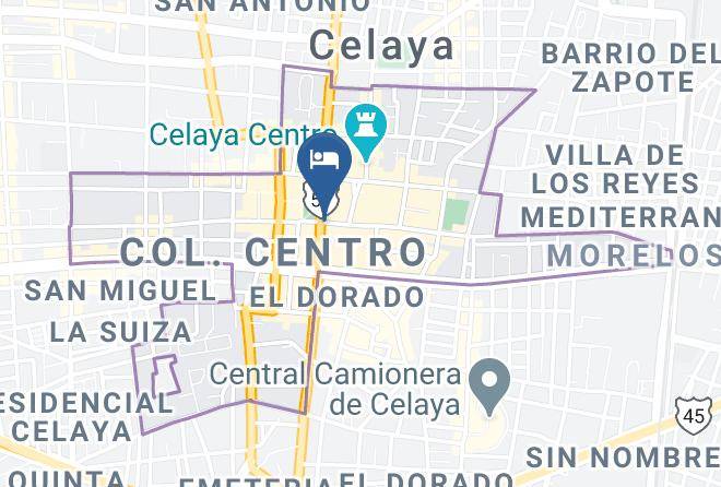Celaya - Hotel Gomez De Celaya Maps