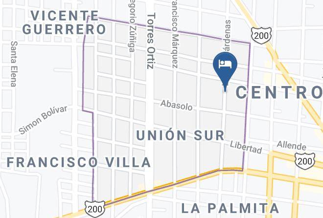 Tecoman - Hotel Gomez Maps