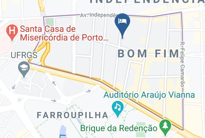 Porto Alegre - Hotel Goncalves Maps