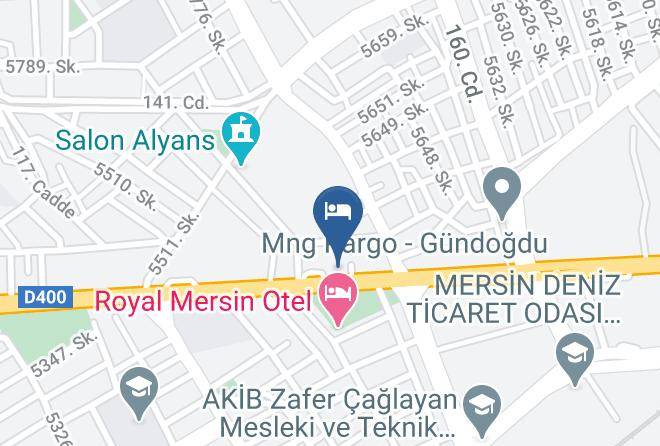 Akdeniz - Gondol Hotel Maps