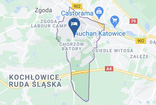 Chorzow - Hotel Gorczowski Maps