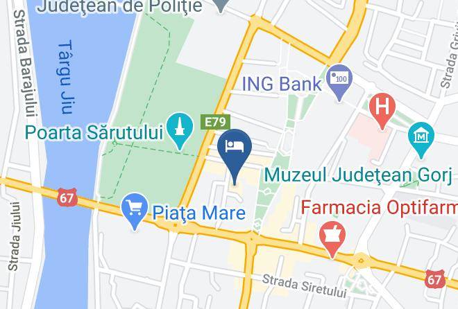 Tirgu Jiu - Hotel Gorj Maps