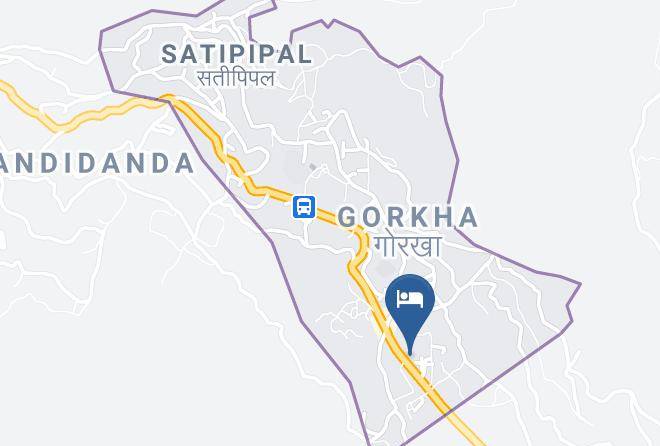 Pokhara - Hotel Gorkha Palace Maps
