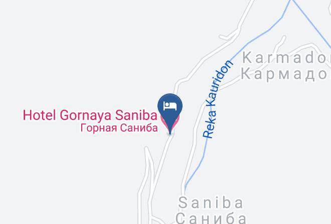 Prigorodny District - Hotel Gornaya Saniba Maps