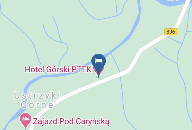 Bieszczadynty - Hotel Gorski Pttk Maps