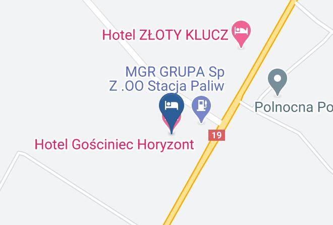 Hotel Gosciniec Horyzont Map