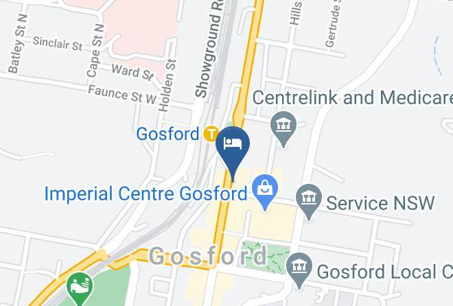 Central Coast - Hotel Gosford Maps